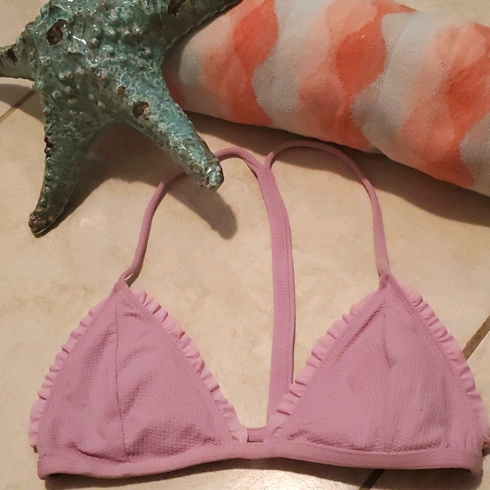 L.A. Hearts Pink Bikini Top